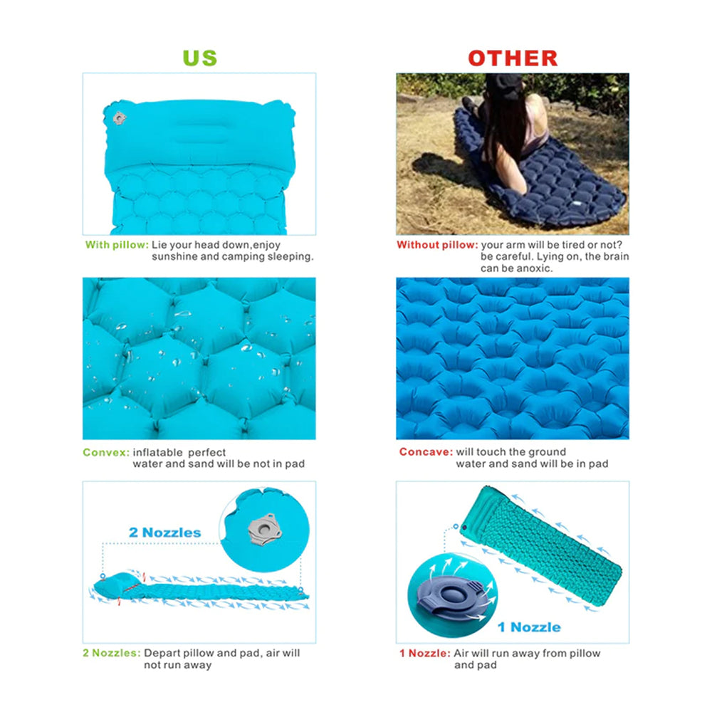 HITORHIKE ® SLEEPING PAD| THE #1 OUTDOOR SLEEPING MATTRESS