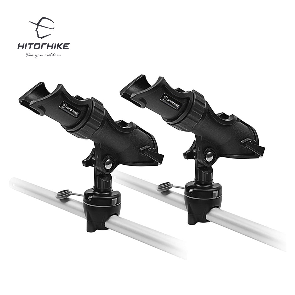 HITORHIKE Fishing Rod Holder Universal Fit Kit Allows for 360-degree Adjustment Kayak Fishing Boat Powerlock Rod Holder