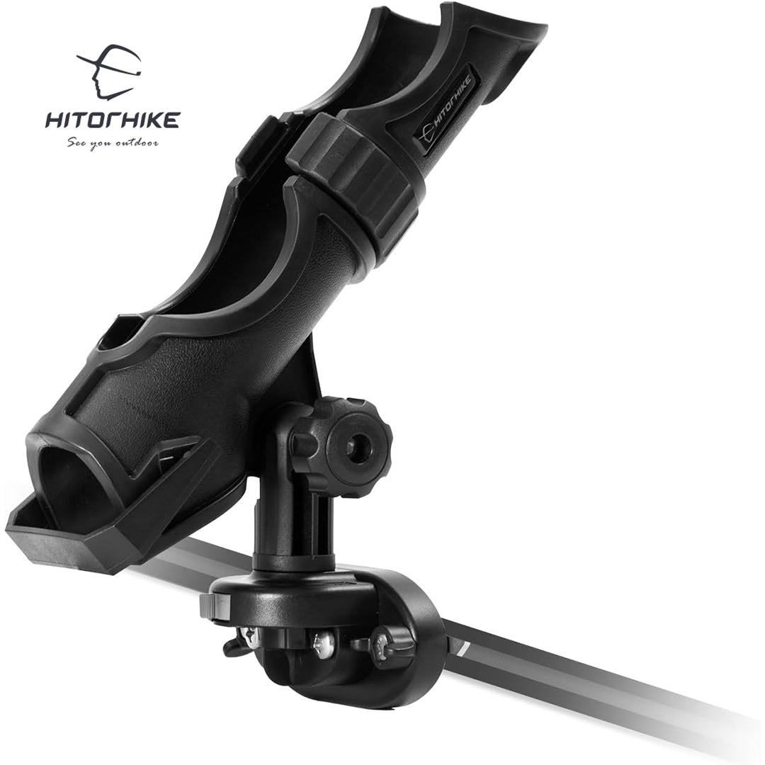 HITORHIKE Fishing Rod Holder Universal Fit Kit Allows for 360-degree Adjustment Kayak Fishing Boat Powerlock Rod Holder
