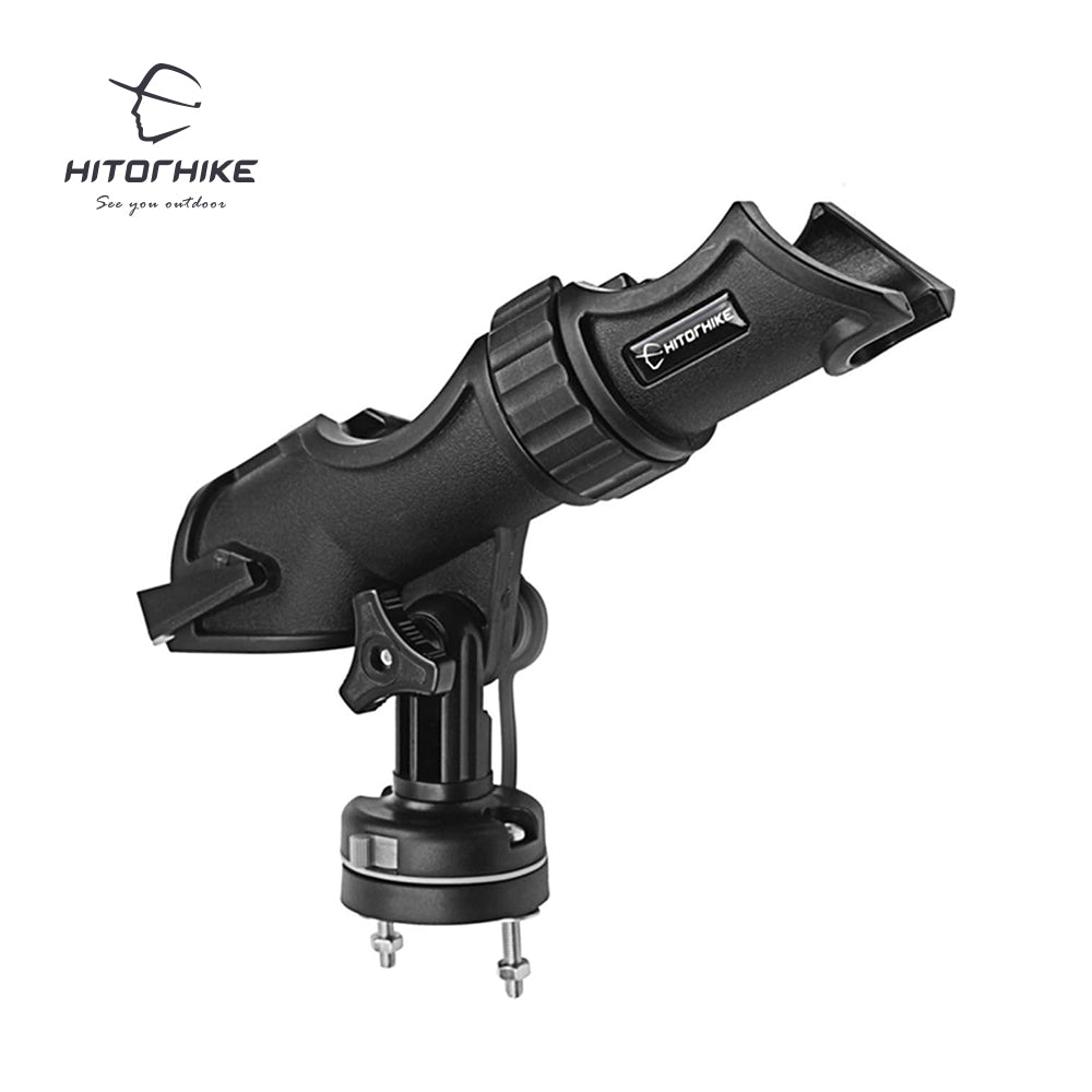 HITORHIKE Fishing Rod Holder Universal Fit Kit Allows for 360-degree Adjustment Kayak Fishing Boat Powerlock Rod Holder