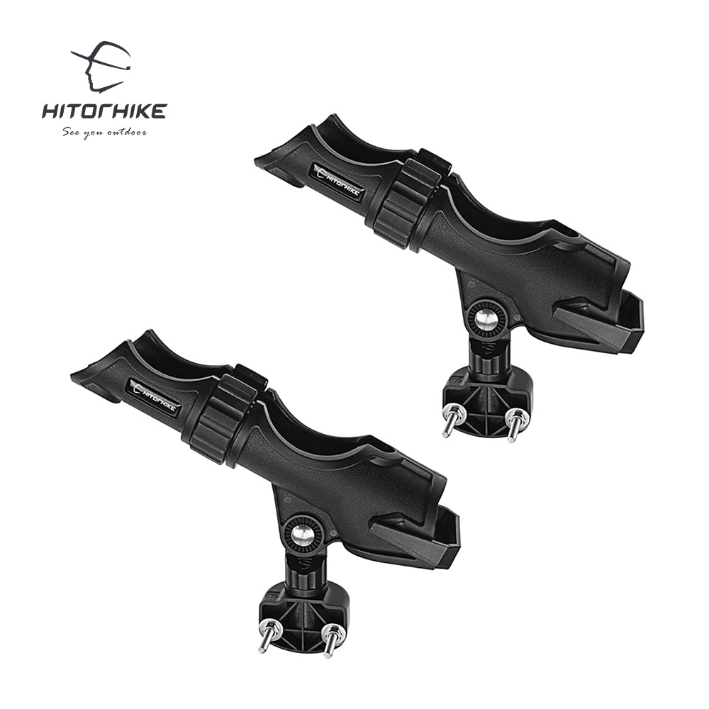 HITORHIKE Fishing Rod Holder Universal Fit Kit Allows for 360-degree Adjustment Kayak Fishing Boat Powerlock Rod Holder