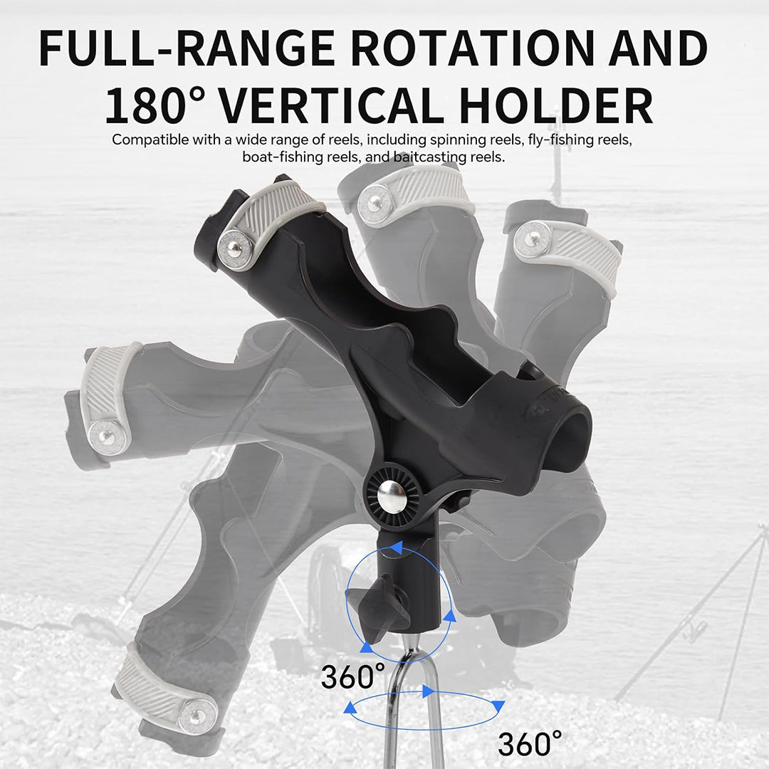 HITORHIKE Pro Fishing Rod Holder 2 PCS(Simple Style)