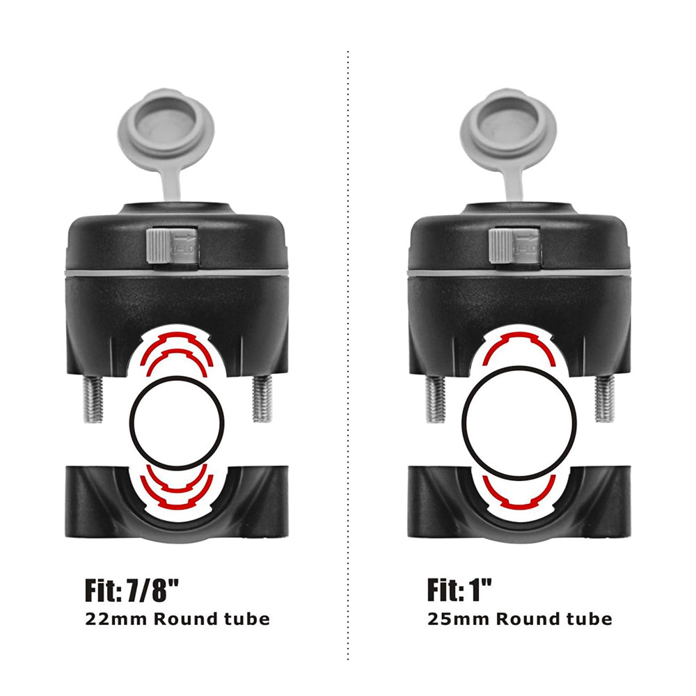 HITORHIKE Fishing Rod Holder Universal Fit Kit Allows for 360-degree Adjustment Kayak Fishing Boat Powerlock Rod Holder