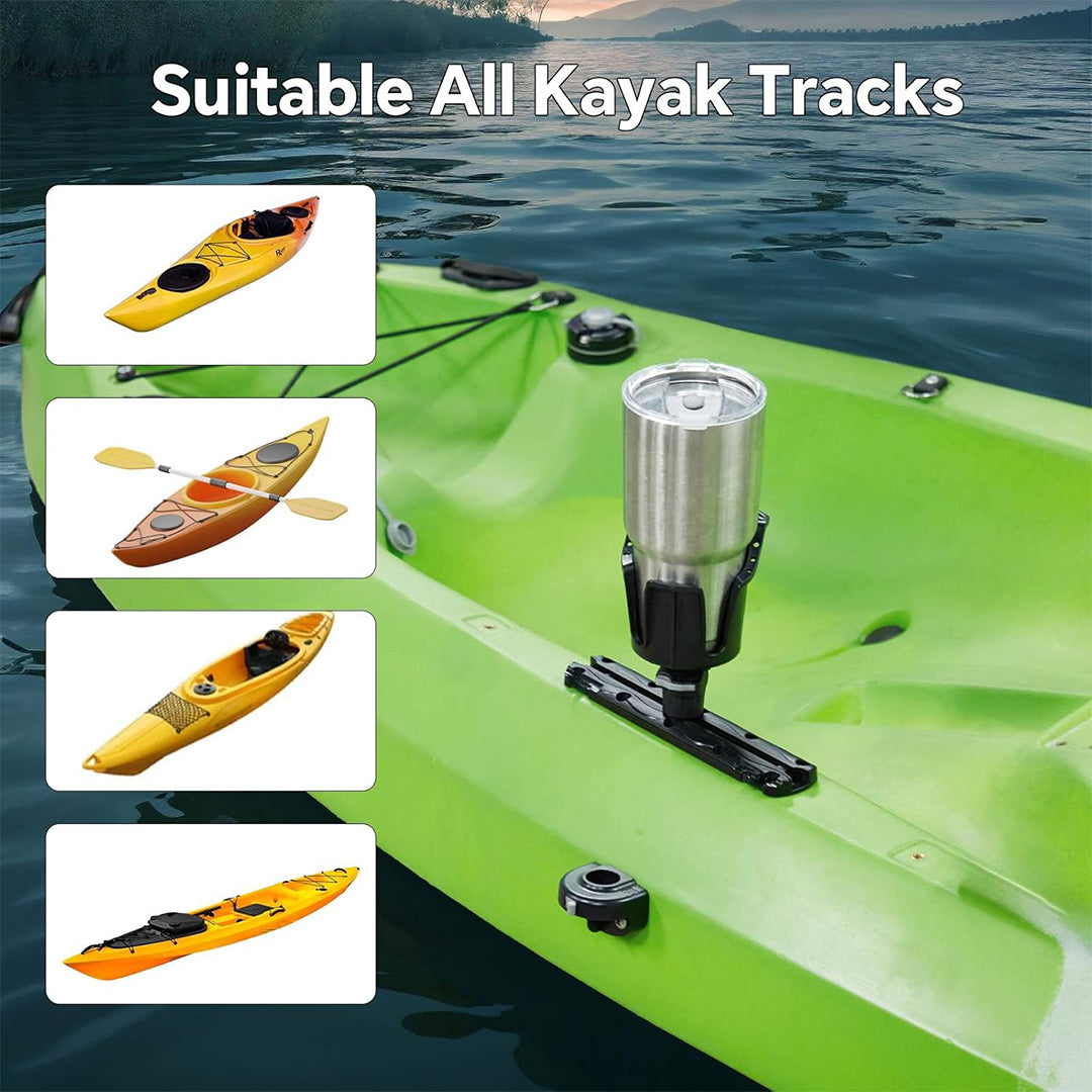 HITORHIKE Kayak Cup Holder with Track Mount 1 PC