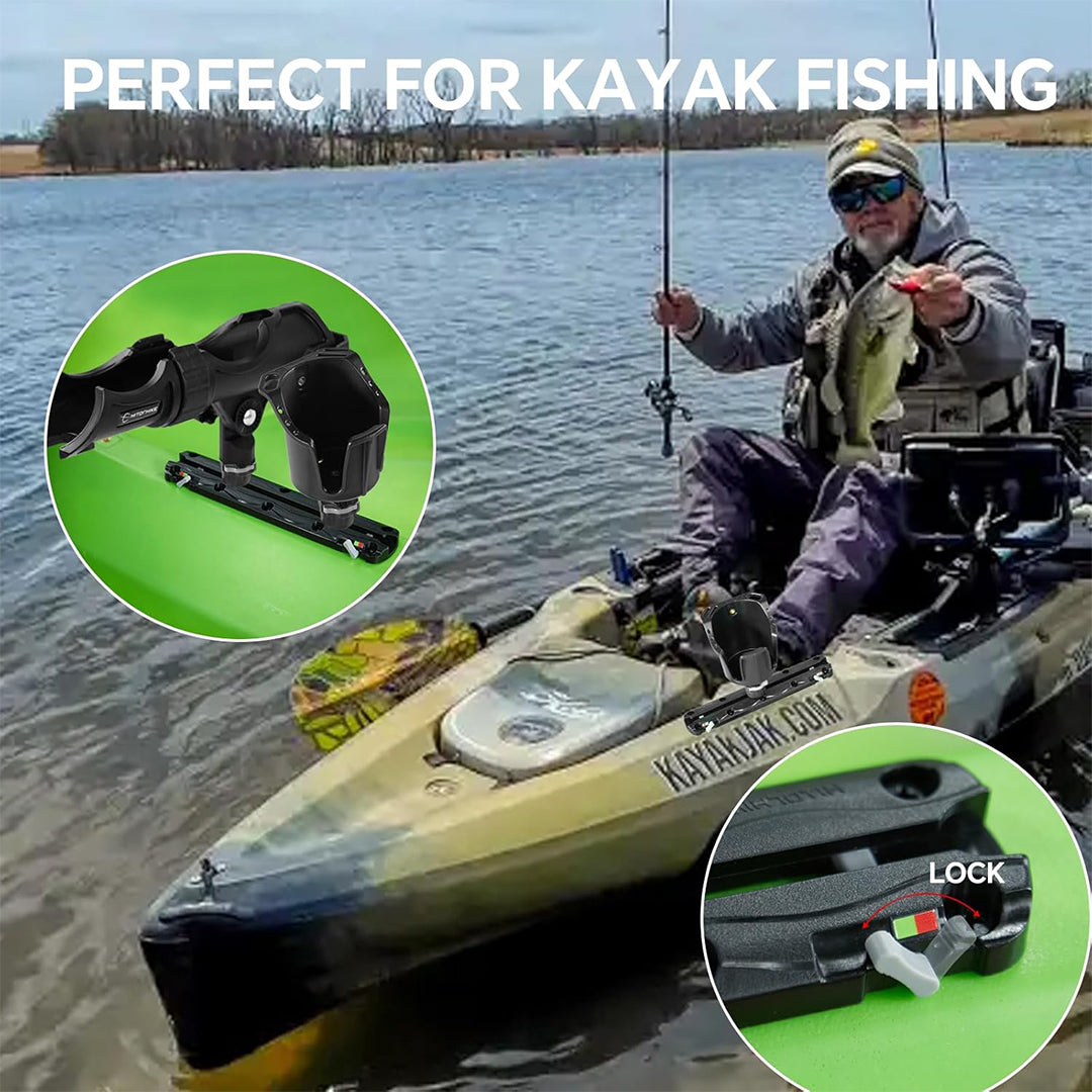 HITORHIKE Pro Kayak Fishing Track with Manual Lock 4 PCS