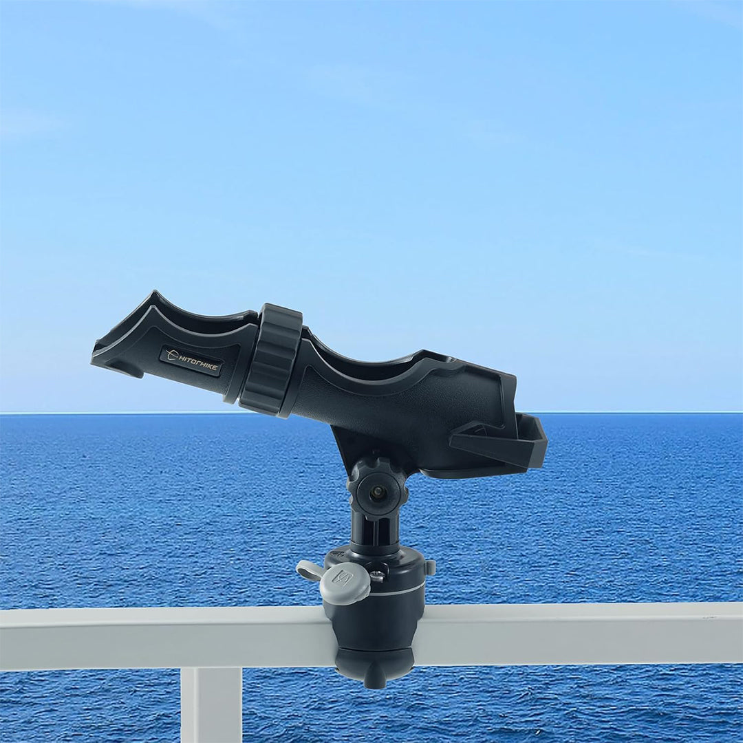 HITORHIKE Boat Fishing Accessories Square Round Rail Mounting Adapter