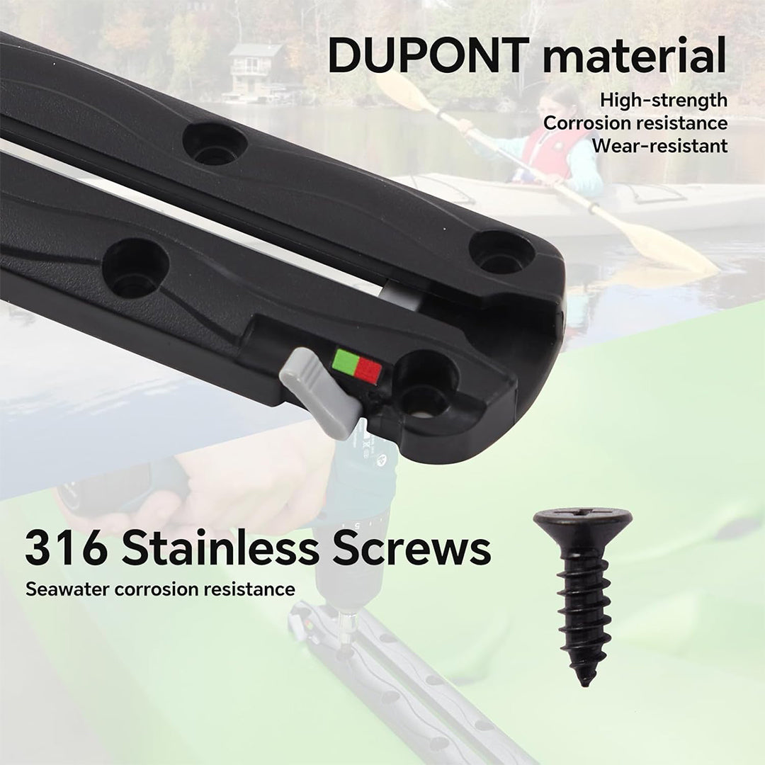 HITORHIKE Pro Kayak Fishing Track with Manual Lock 2 PCS