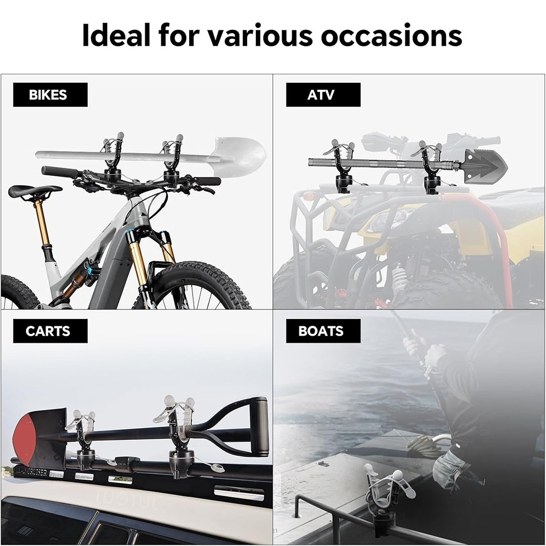 HITORHIKE Clamp-On Gun Mount Holder 2 PCS
