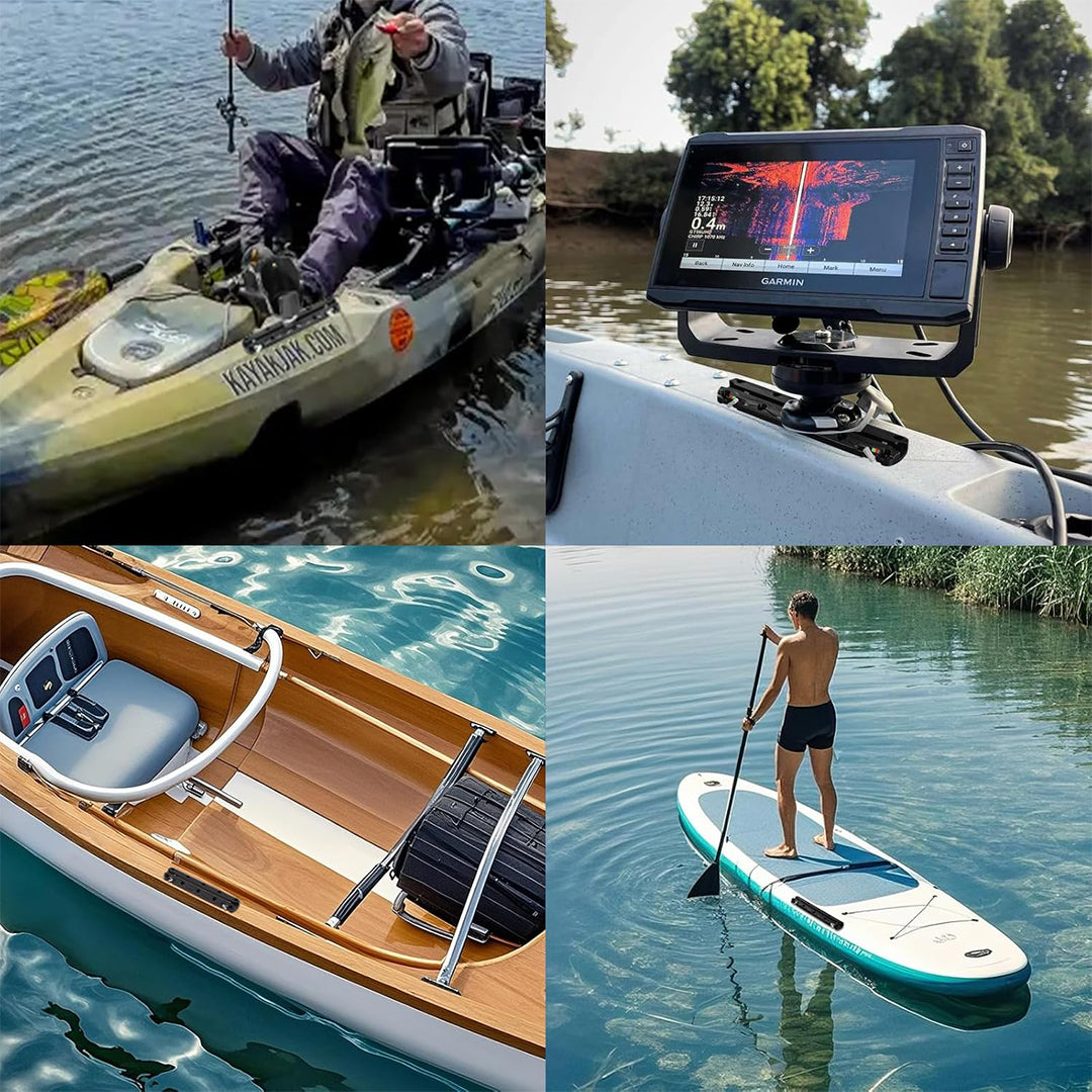 HITORHIKE Pro Kayak Fishing Track with Manual Lock 4 PCS
