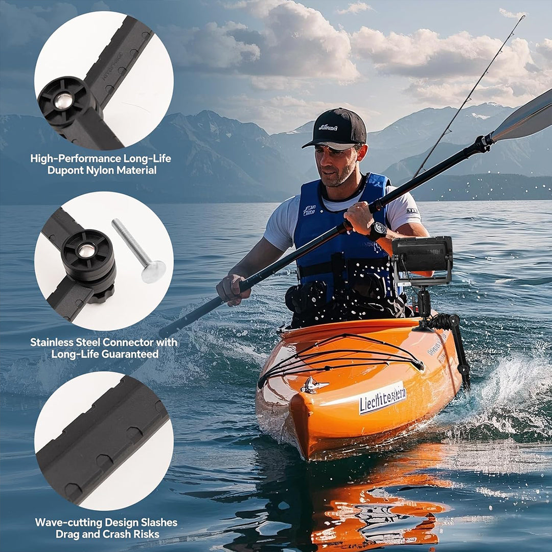HITORHIKE Universal Fish Finder RIB Mount Pro Set for Kayak(with Arms)