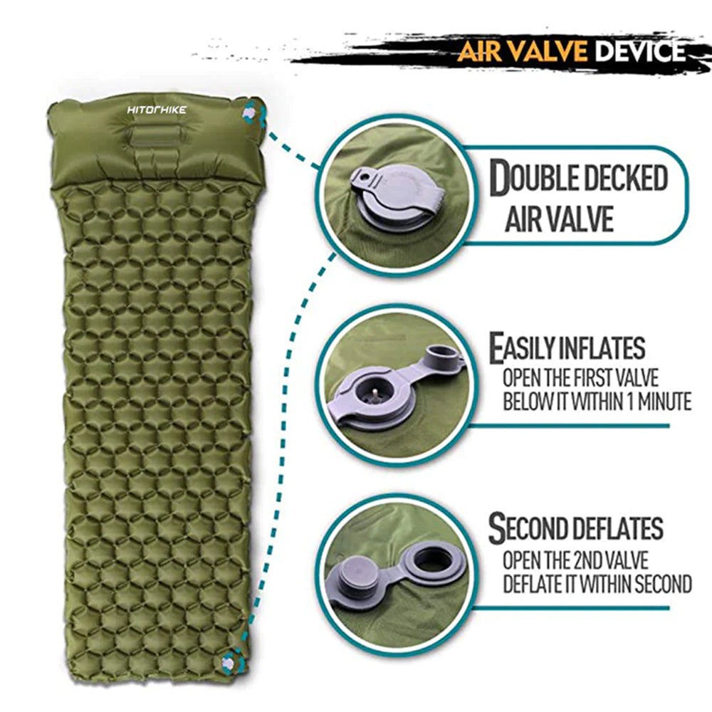 HITORHIKE ® SLEEPING PAD| THE #1 OUTDOOR SLEEPING MATTRESS