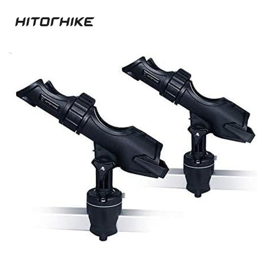 HITORHIKE 360° Fishing Rod Holder for Square Tube 2 PCS