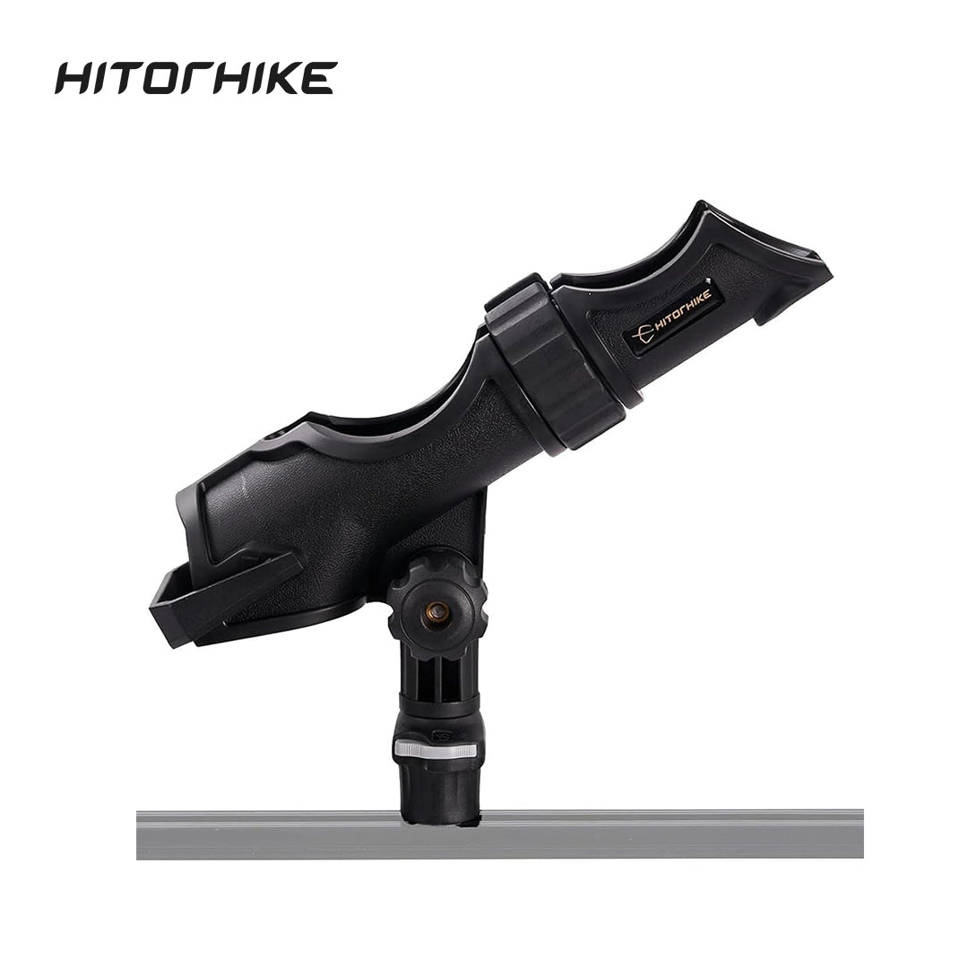 HITORHIKE 360° Mini Track Mount Fishing Rod Holder 1 PC