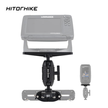 HITORHIKE Universal Fish Finder Side Track Mount Base Set for Kayak