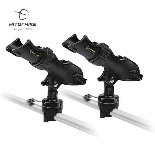 HITORHIKE Fishing Rod Holder Universal Fit Kit Allows for 360-degree Adjustment Kayak Fishing Boat Powerlock Rod Holder