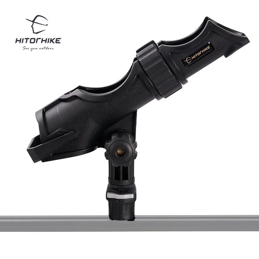 HITORHIKE Fishing Rod Holder Universal Fit Kit Allows for 360-degree Adjustment Kayak Fishing Boat Powerlock Rod Holder