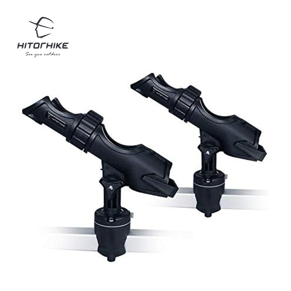 HITORHIKE Fishing Rod Holder Universal Fit Kit Allows for 360-degree Adjustment Kayak Fishing Boat Powerlock Rod Holder