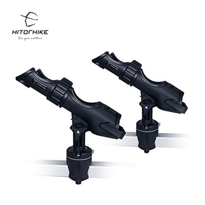 HITORHIKE Fishing Rod Holder Universal Fit Kit Allows for 360-degree Adjustment Kayak Fishing Boat Powerlock Rod Holder