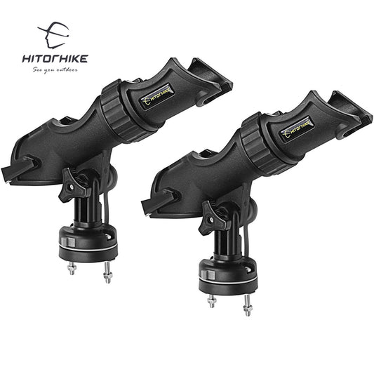 HITORHIKE Fishing Rod Holder Universal Fit Kit Allows for 360-degree Adjustment Kayak Fishing Boat Powerlock Rod Holder