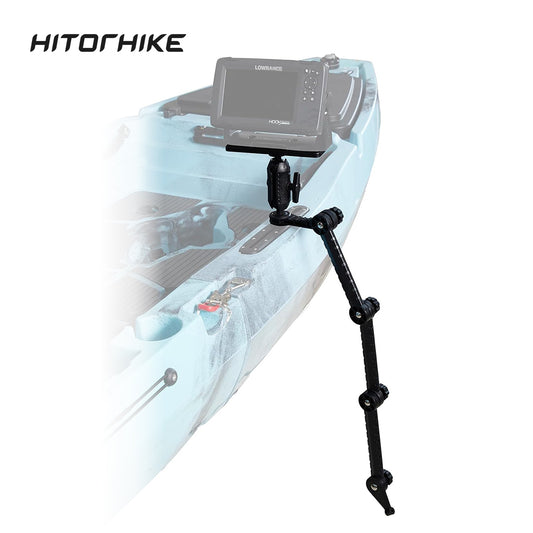 HITORHIKE Universal Fish Finder Track Mount Base Pro Set for Kayak(with Arms)