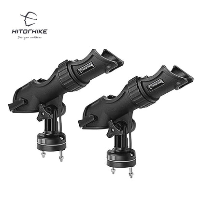 HITORHIKE Fishing Rod Holder Universal Fit Kit Allows for 360-degree Adjustment Kayak Fishing Boat Powerlock Rod Holder
