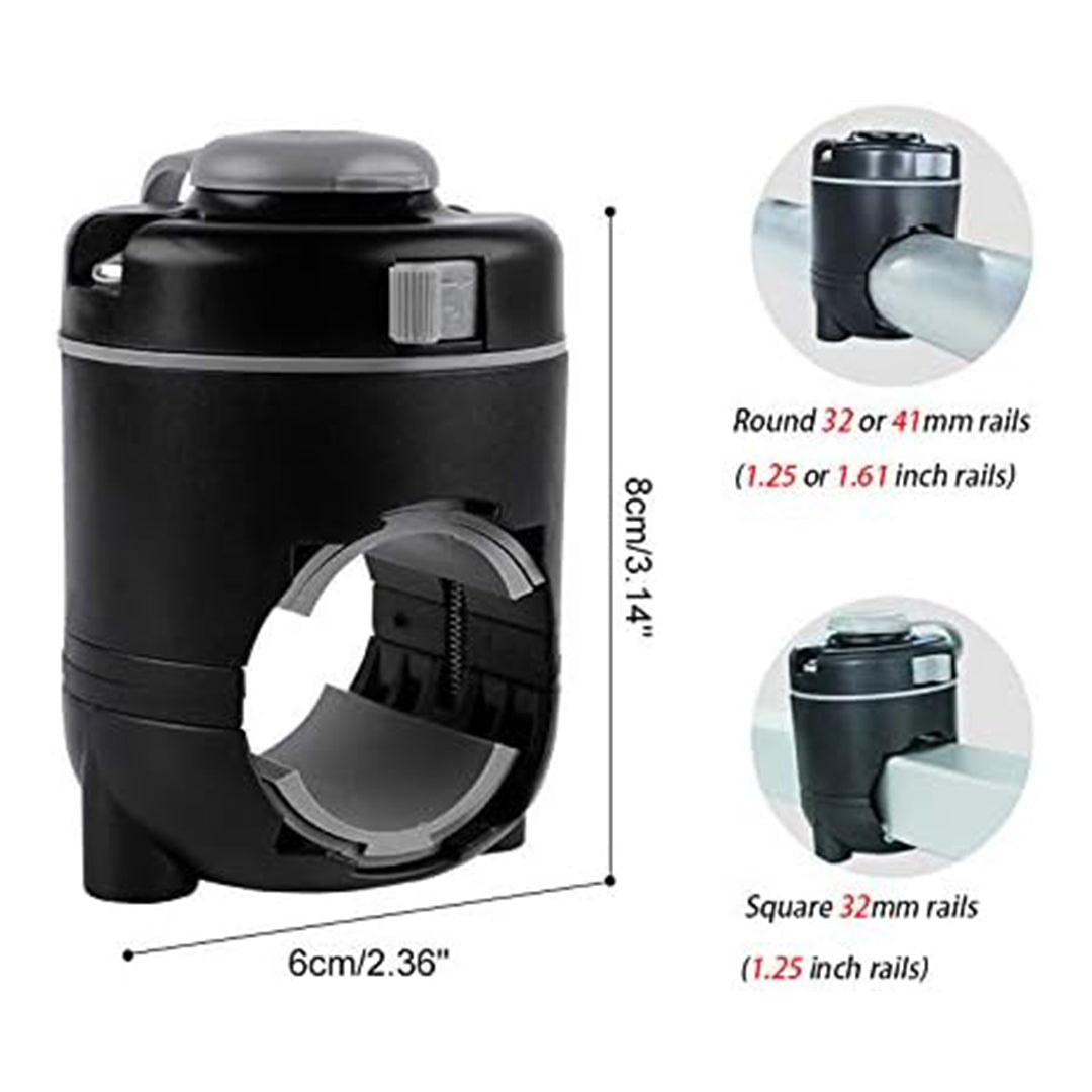 HITORHIKE Fishing Rod Holder Universal Fit Kit Allows for 360-degree Adjustment Kayak Fishing Boat Powerlock Rod Holder