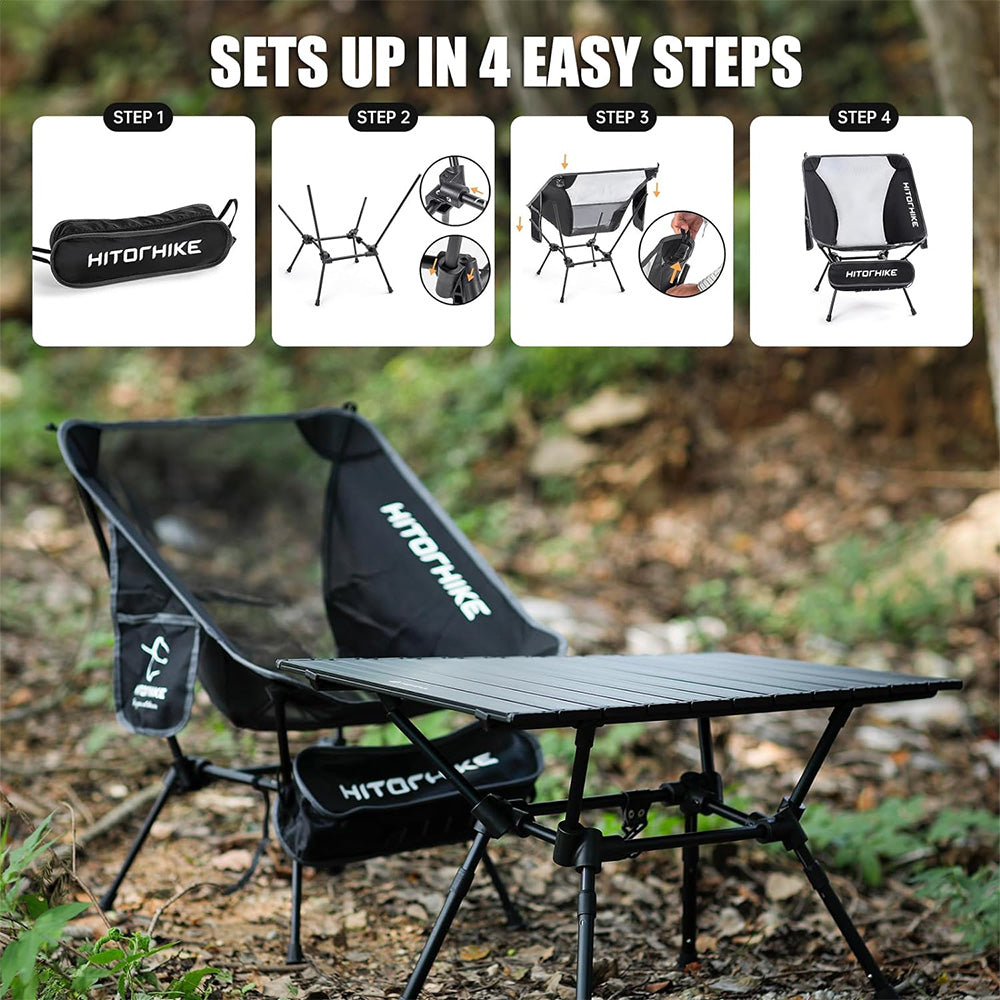Ultralight Foldable Camping Backpack Chair