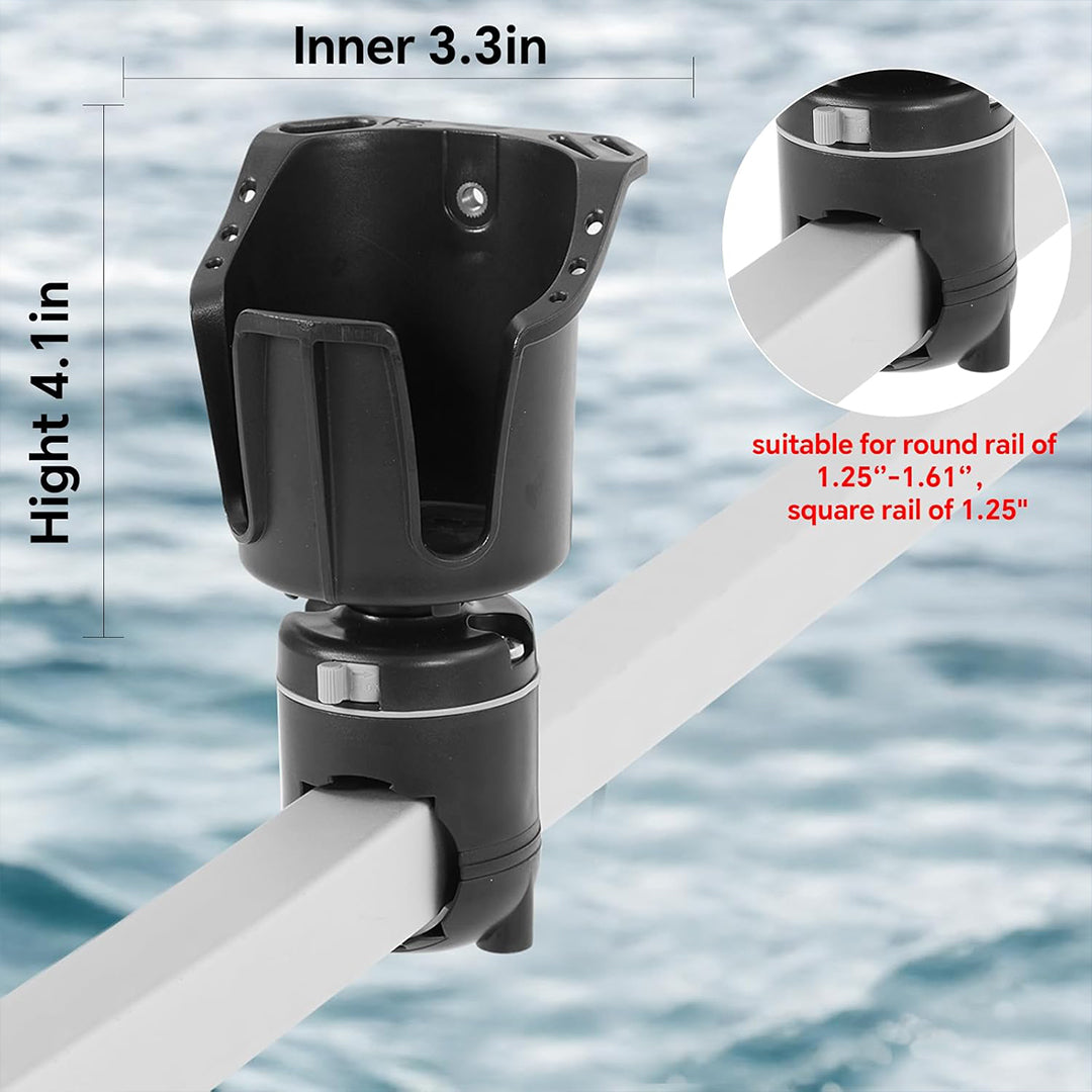 HITORHIKE Marine Cup Holder for Square Tube 1 PC