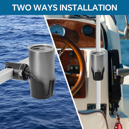 HITORHIKE Marine Cup Holder for Square Tube 1 PC