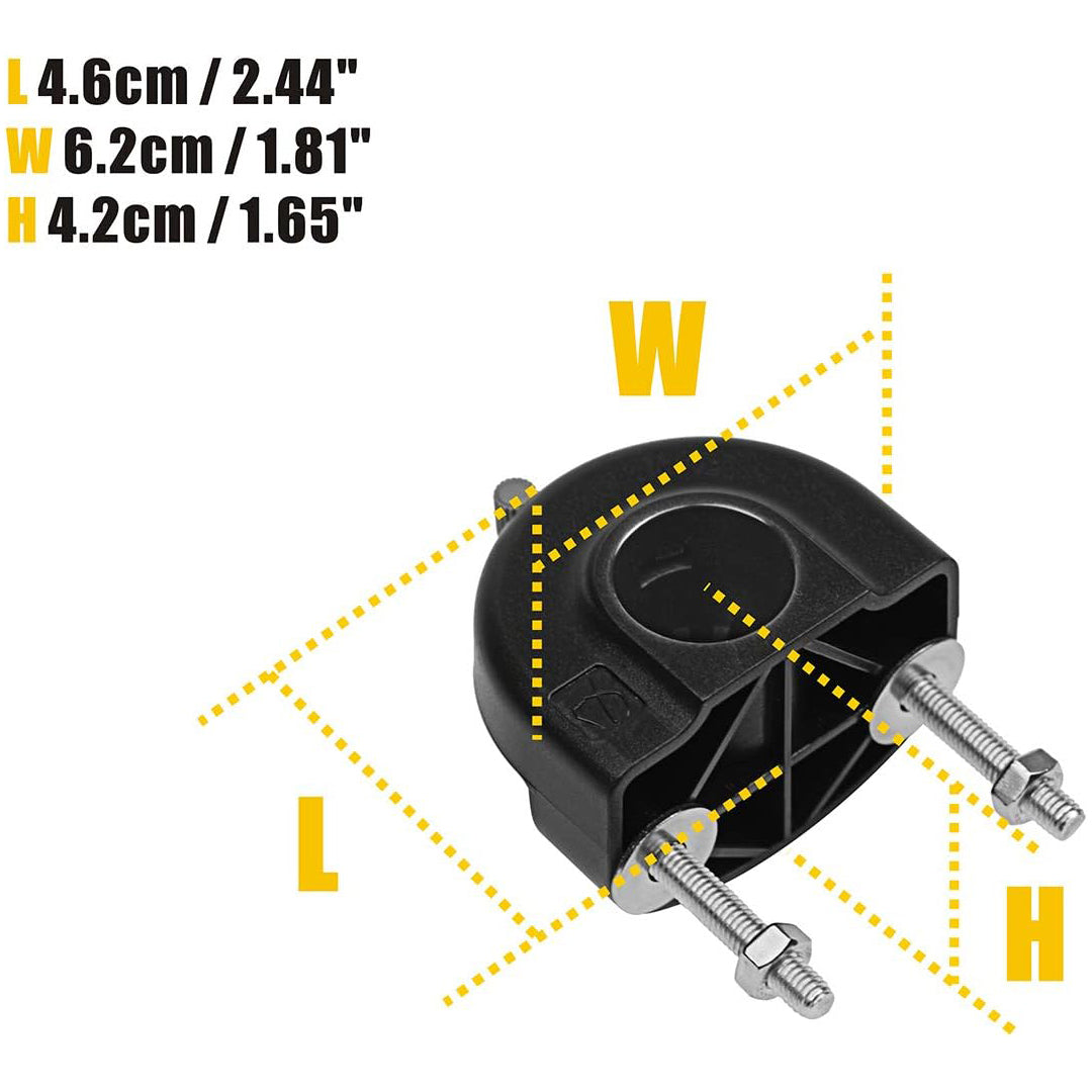 HITORHIKE Fishing Rod Holder Universal Fit Kit Allows for 360-degree Adjustment Kayak Fishing Boat Powerlock Rod Holder
