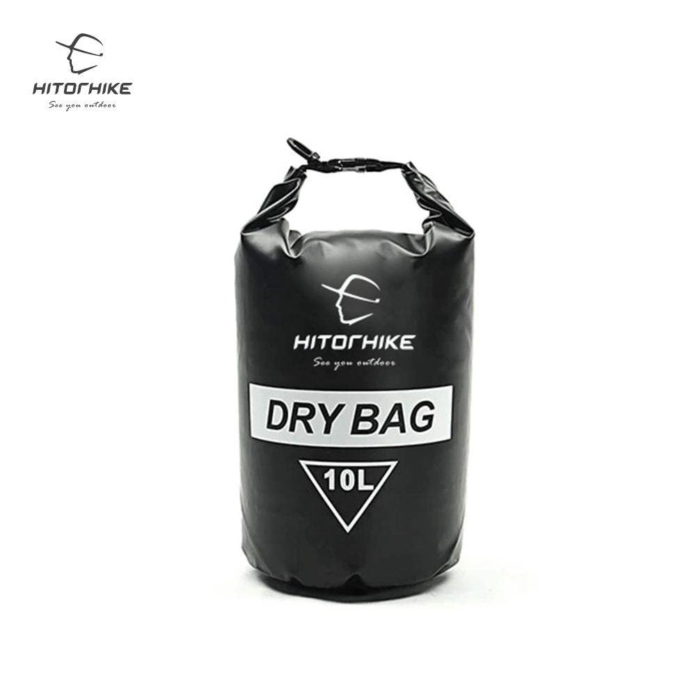 New HITORHIKE 10L Professional Waterproof Dry Bag Pouch Camping Boating Kayaking Rafting Canoeing Swimming Bags Backpack Stuff