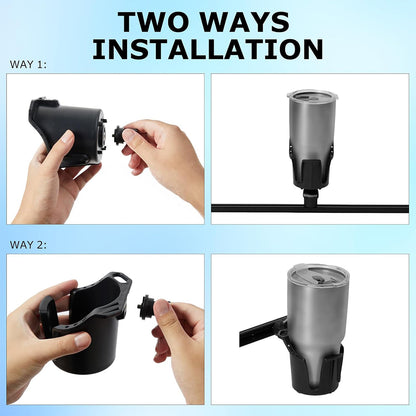 HITORHIKE Kayak Cup Holder with Track Mount 2 PCS