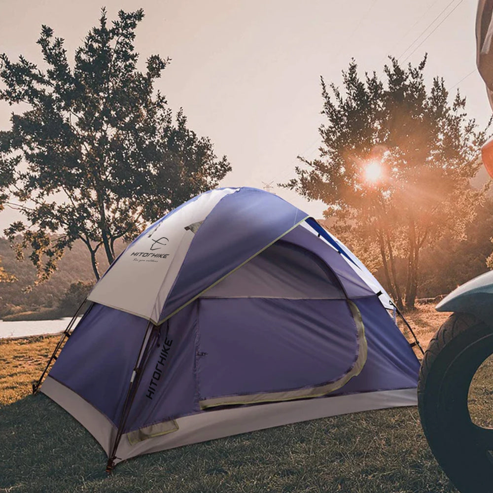 Hitorhike Camping Tent 2 3 Person Tent Ultralight Easy Set Up and Carr