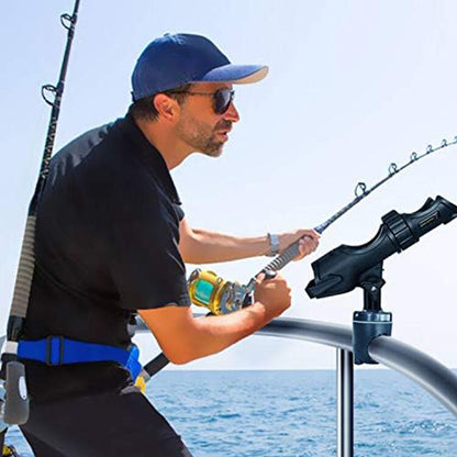 HITORHIKE Fishing Rod Holder Universal Fit Kit Allows for 360-degree Adjustment Kayak Fishing Boat Powerlock Rod Holder