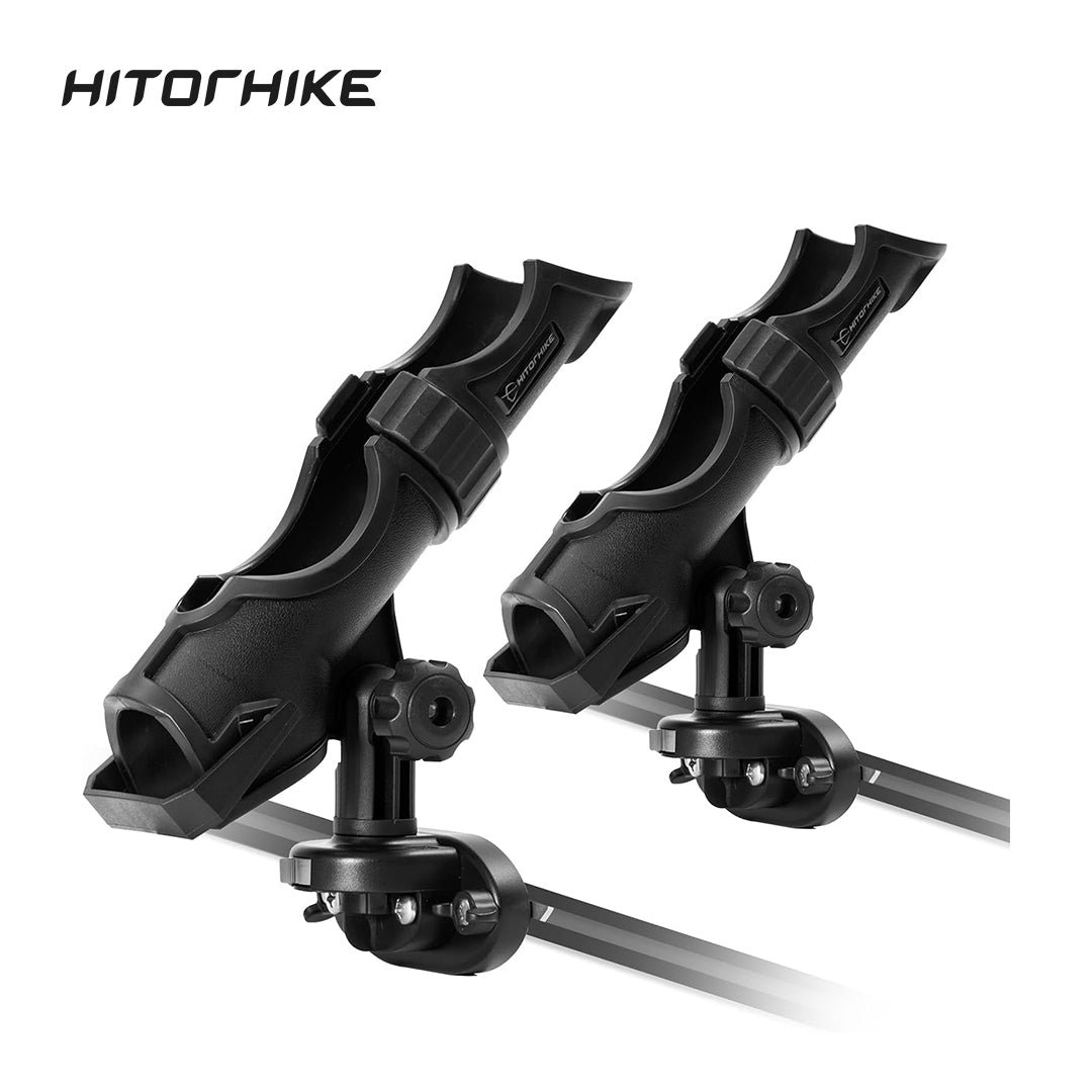 HITORHIKE 360° Side Slide Fishing Rod Holder 2 PCS