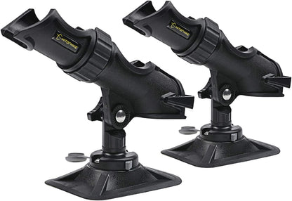 HITORHIKE Fishing Rod Holder Universal Fit Kit Allows for 360-degree Adjustment Kayak Fishing Boat Powerlock Rod Holder
