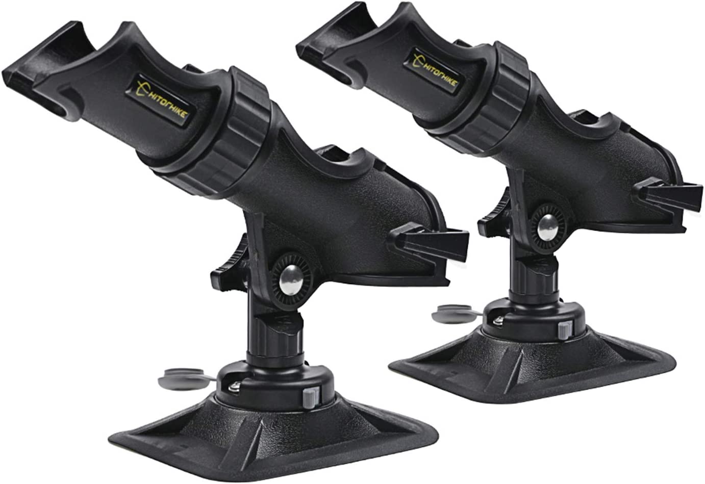 HITORHIKE Fishing Rod Holder Universal Fit Kit Allows for 360-degree Adjustment Kayak Fishing Boat Powerlock Rod Holder