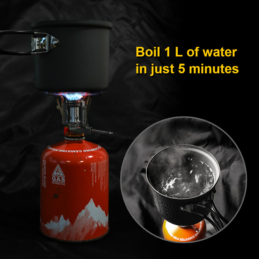 Portable folding outdoor stove cookware gas burners camping stove for hiking picnic BBQ gas stove tank cooker furnace end
