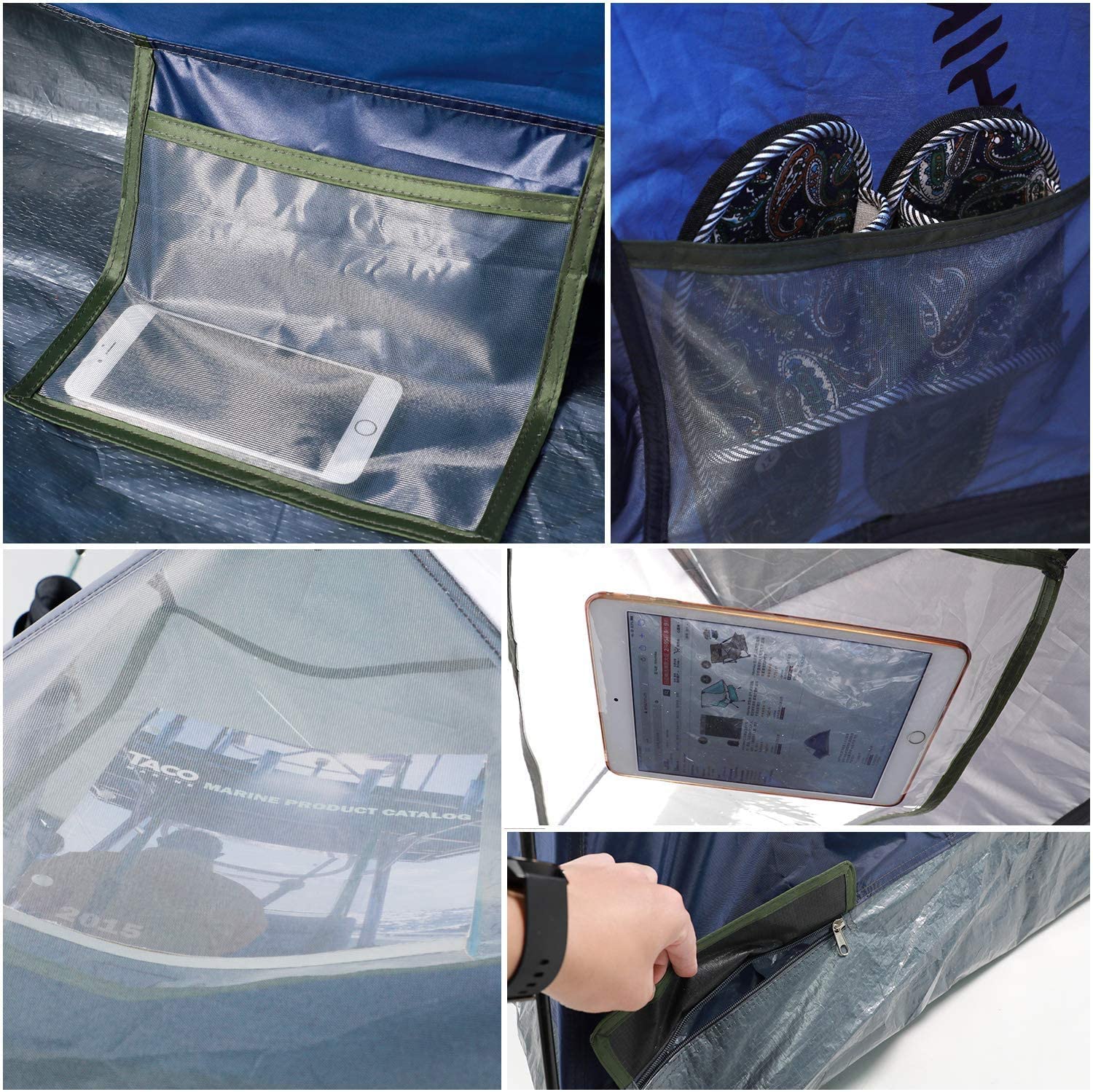 HITORHIKE Camping Tent 2 Person Tent Double Layer Ultralight Waterproof Wind Proof Anti-UV Family Tent Backpacking Tent for Camping, Hiking, Outdoor Festivals, Offroad Trip